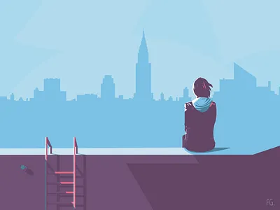 MILA - back cover artwork back book book cover book cover art book cover design cover digital illustration digitalart illustration illustrator new york pop art rooftop skyline