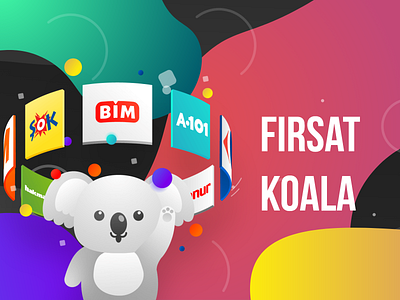 Firsat Koala illustration mascot mascot logo