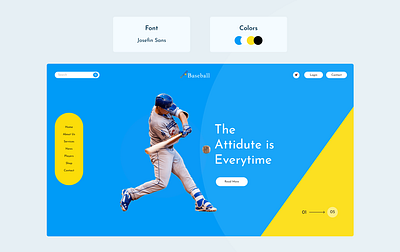 Baseball Slide design app design app designer branding creative design dashboard ui graphic design illustration slider design sports ux vector website