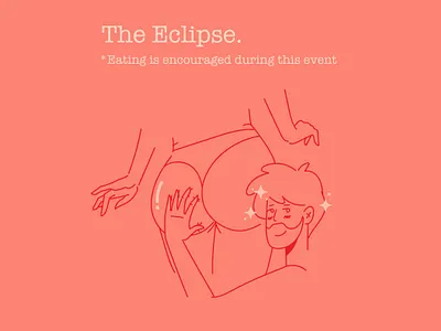 The Eclipse ass booty boy character coffee covid19 cute eclipse education girl human illustraion landingpage lineart shy ui