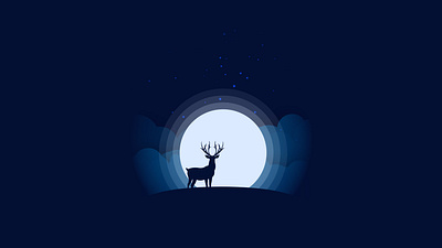 Moonlight design graphicdesign illustration vector