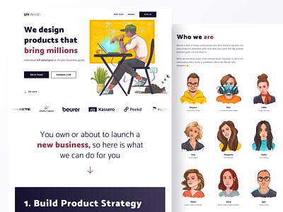 gde.design branding flat gdedesign illustration interface landing logo team typography ux web web design webdesign website