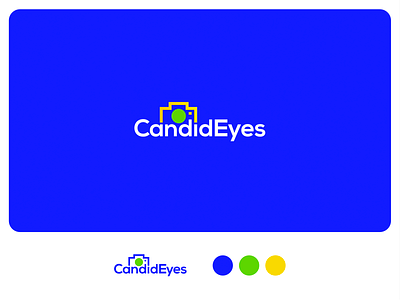 Logo Design CandidEyes, a photographer portfolio. branding flat icon illustration logo logo design logodesign logos logotype minimal photograhy photographer photographer logo vector