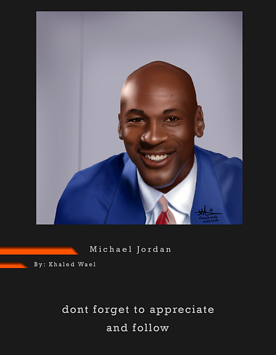 Michael Jordan art direction basketball digital art digital painting draw drawing drawings drawn illustration michael jordan painting photoshop player portrait