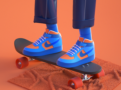 3d shoes 3d art branding c4d character design illustrations wallpaper octane photoshop ui vector