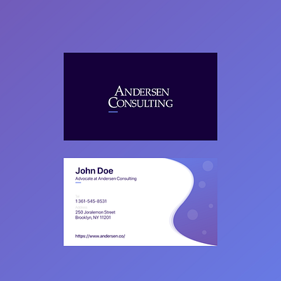 Business Card - Design adobe xd business card design