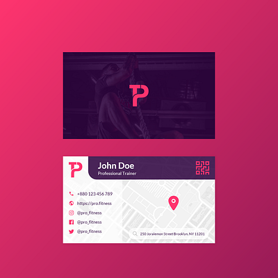 Business Card - Design adobe xd business card design