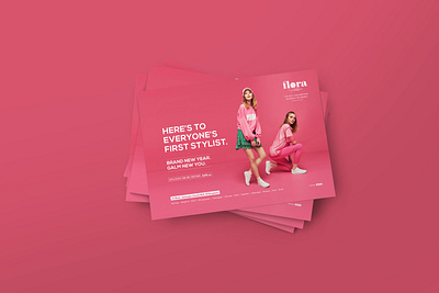 Fashion Store Flyer Design fashion brand flyer design typography logo women fashion