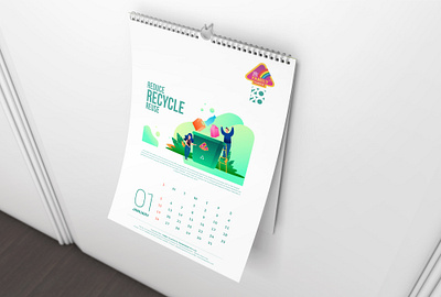 Calendar Design 2020 branding identitydesign typography