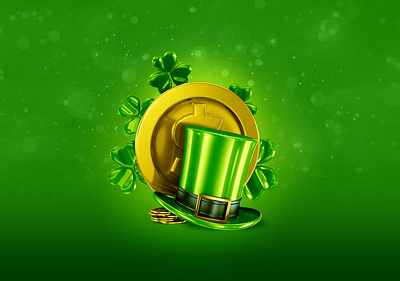 St. Patrick's Day 3d cinema4d logo modeling photoshop