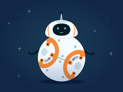 Katamari Crossover. BB8 bb8 cartoon crossover digital illustration fanart illustration illustrator star wars art starwars vector