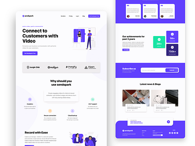 Landing Page Template adobexd ai branding illustartor illustration illustrator landing page landingpage organization service ui uidesign uiux ux vector web web design website xd