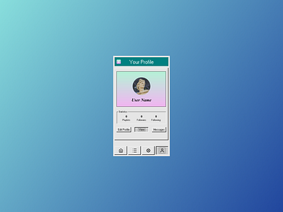 Daily UI 006 :: User Profile dailyui mobile profile ui userinterface ux