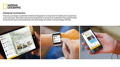Geotourism travel experience iphone maps travel watch