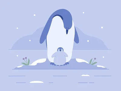 Animal dads babies cute cute illustration dad fathers fathersday happyfathersday illustration illustration art nature penguin seahorse wolf