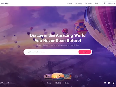 Travel Website - UI/UX app design designer designers ui ui ux ui design uidesign uiux user user experience user interface user interface design userinterface ux website website builder website concept website design websites