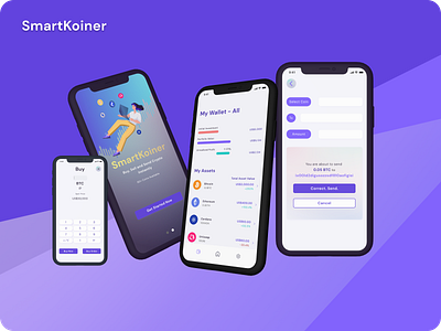 SmartKoiner - The Crypto App crypto payment ui ux