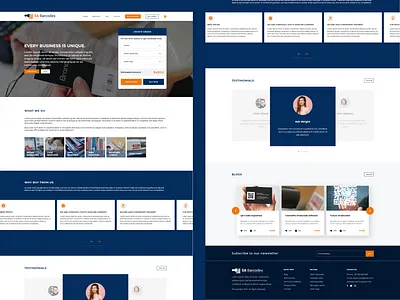 SA-Barcodes Landing Page Design design home page design landing page design ui ui design ui ux design ux uxdesign web web ui design webdesign website concept website design