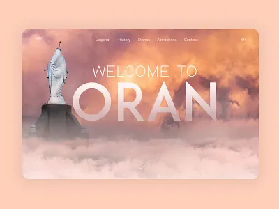 Oran Guide Website algeria guide oran tourism ui website