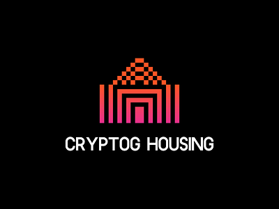 cryptog housing brand branding crypto cryptog housing design graphic design illustration logo logo design minimal modern ui