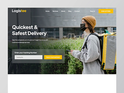 Webflow Landing Page - Logistee. Free Webflow Template! caddyflow free webflow templates landing page logistic saas saas webflow templates startup uidesigner webflow webflow agency webflow designer webflow developer webflow developer near me webflow partner webflow template website website design