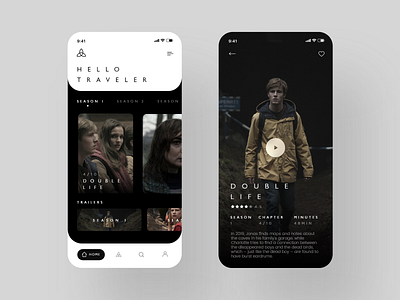 Dark week #2 dark dark app dark ui netflix serie uidesign uiux uxdesign