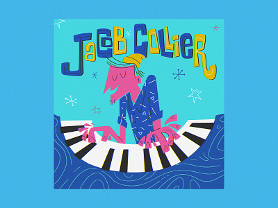 Jacob Collier colorful design digital illustration illustration jacob collier