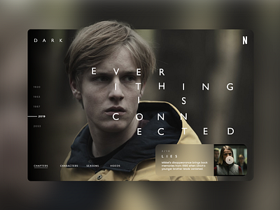 Dark week #5 dark dark series design mondrianizm netflix serie ui uidesign ux uxdesign