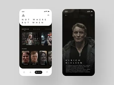 Dark week #4 app dark dark app design mondrianizm serie ui uidesign ux uxdesign