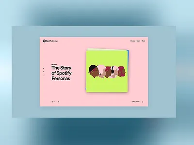 Background Zooming Design design homepage spotify uidesign