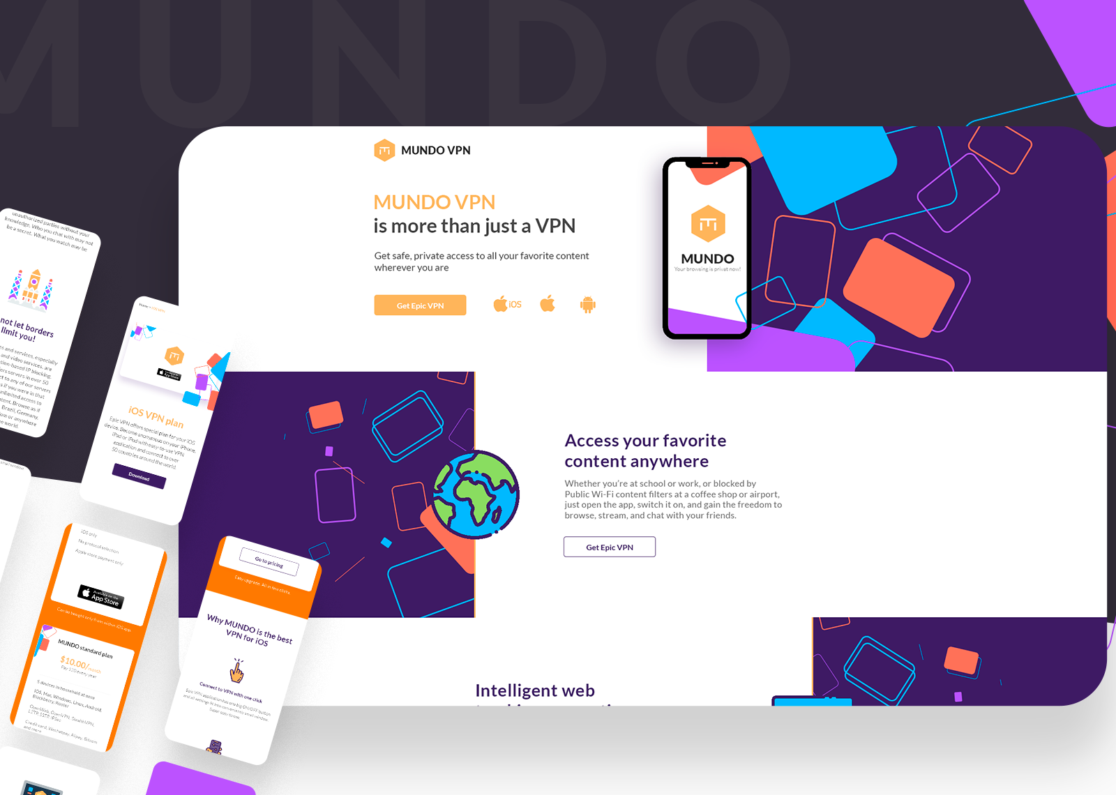 Mundo VPN by Roman on Dribbble