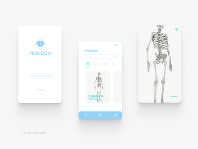 MODDDO APP animation app branding design logo minimal ui