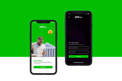 Yes Cash Microfinance bank Loan app app design loan app ui ux