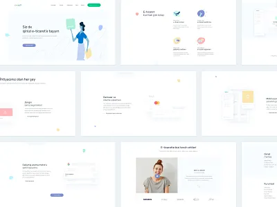 Landing Page: IdeaSoft clean concept design digital ecommerce hero homepage illustration interface landing page minimal modern new section soft testimonial ui ux web wireframe