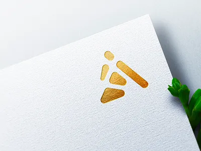 Luxury Logo Mockup on White Craft Paper | Premium PSD foil print gold embossing logo mockup mock up mockup