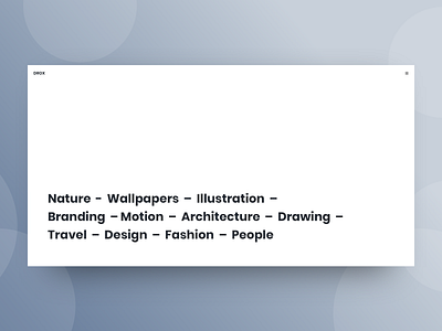 Drox - Interactive Showcase WordPress Theme animation app design envato illustration landing minimal themeforest typography vector