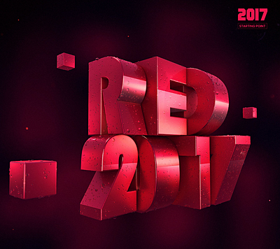 RED2017 c4d icon red 插图 设计