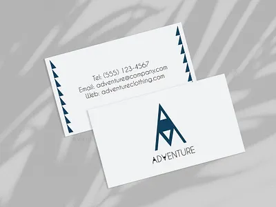 Adventure Business Card business card business card design graphic design illustrator logo logodesign