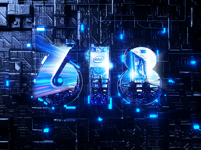 JD 618 Cloud＆AI-Intel C4D Visual design 618 art branding c4d c4dart c4dfordesigners china colors design illustration jd typography