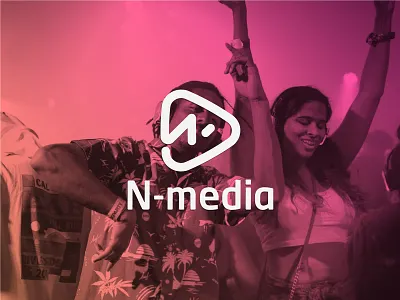 N media brand branding branding concept clean design firstshot logo logo design logodesigner mdia modern music music player musician player simple vector video