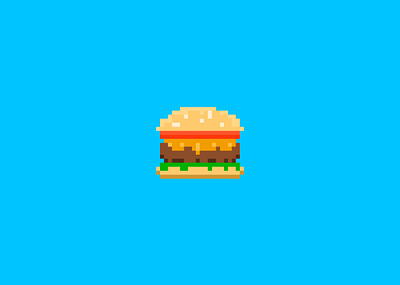 Burger burger pixel art pixelart