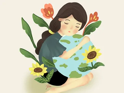 Semoga lekas membaik Bumi! illustration