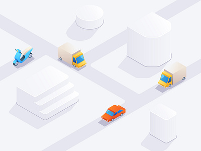 Cybertrak icons bike car fleet management iconography icons illustration isometric isometric art isometric design isometric icons isometric illustration truck vector