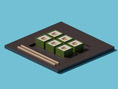 Sushi 🍣 blender3d