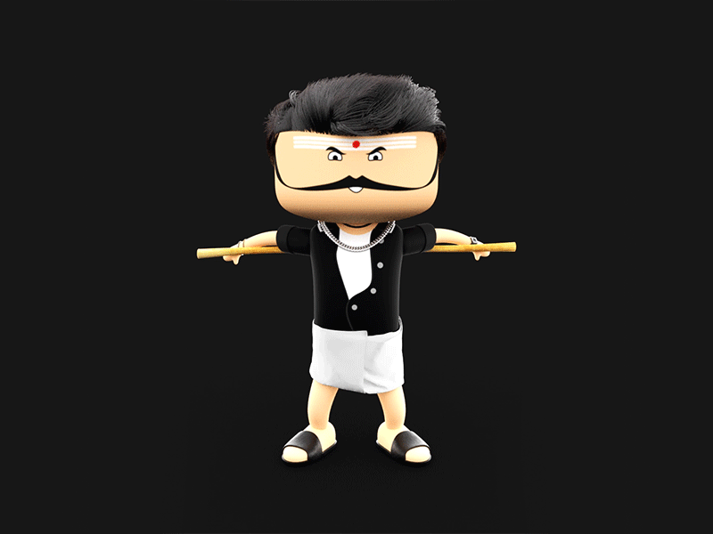 #3 KamalHassan - SixFanArtChallenge 3d 3d animation 3d art 3d artist 3dsmax animation arnoldrender character character animation characterdesign cinema 4d cinema4d illustration motion motion design motion graphic motion graphics motiongraphics octanerender sixfanarts