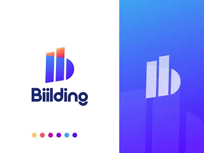 B + Building Logo Mark b building logo b letter b letter logo brand identity branding building logo construction logo design icon landmark logo logo design logo designer logo mark logos modern logo real estate logo stratup symbol vector