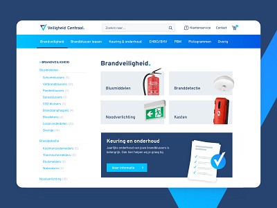 Category page category page safety visual indentity webdesign webshop