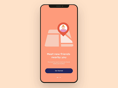 Social App Onboarding UI Animation adobe xd animation app animation app design app designer app screens figma messaging app mobile animation mobile app mobile app ui design social app social media ui animation ui design ui kit ui ux design 应用 应用界面 设计