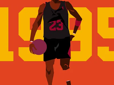 Michael air Jordan illustrated years chicago bulls illustraion michael jordan poster