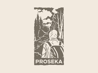 Proseka branding design human illustration logo travel traveling vector